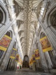 About once a year all the chairs are removed from the nave to give a unique view.