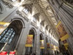 About once a year all the chairs are removed from the nave to give a unique view.