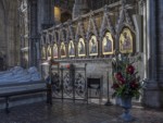 Winchester Cathedral has nine icons on the western screen of the retro-choir, which were painted by Sergei Fyodorof, a distinguished Russian Orthodox iconographer, between the years 1992-96.