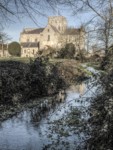 The Hospital of St Cross is an ancient construction in the original meaning of the word 'hospital'. Travellers could call in here to receive some small beer and bread.  It is still used to house retired clerics.  This building is the Church.