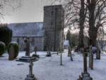 St Mary's Church in the snow