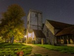 St Mary's Church at night