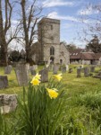 St Mary's Church in the springtime.